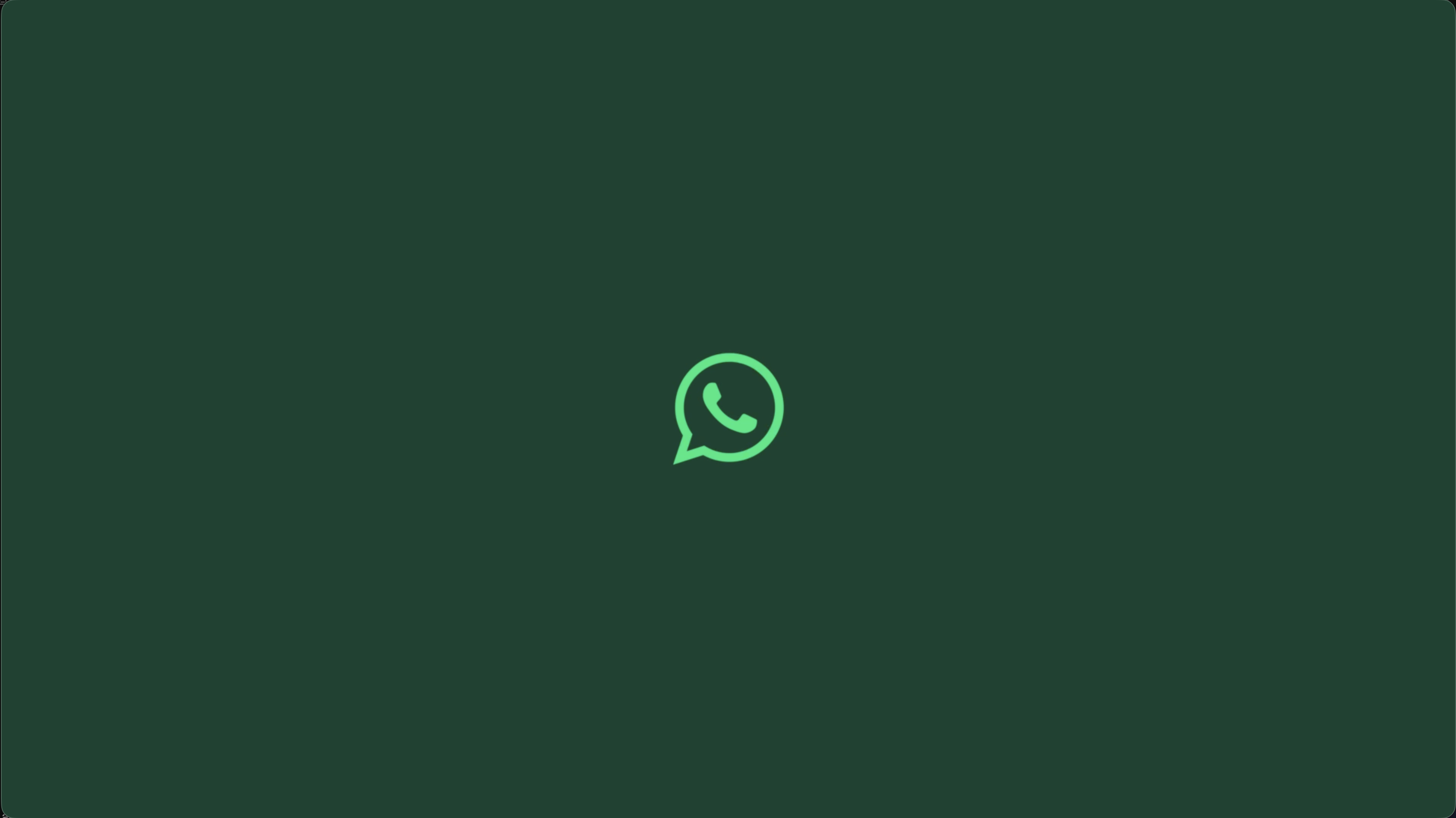 WhatsApp motion-study cover on a dark green field